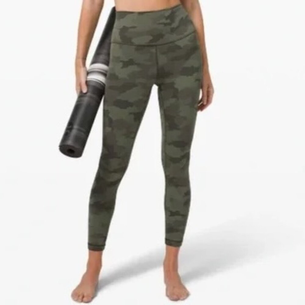 Lululemon Align Camo Cropped Legging Womens Size 4